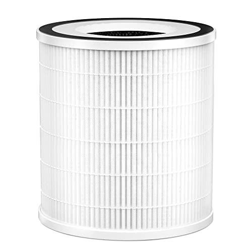 weguard hepa replacement filters compatible with weguard k300 air purifier, 3-in-1 filtration system, h13 grade true hepa and