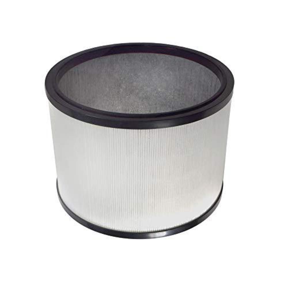 hqrp hepa filter compatible with dyson pure cool link desk dp01 & pure hot+cool hp01 hp02 heater + fan, 968125-03 evo filter 