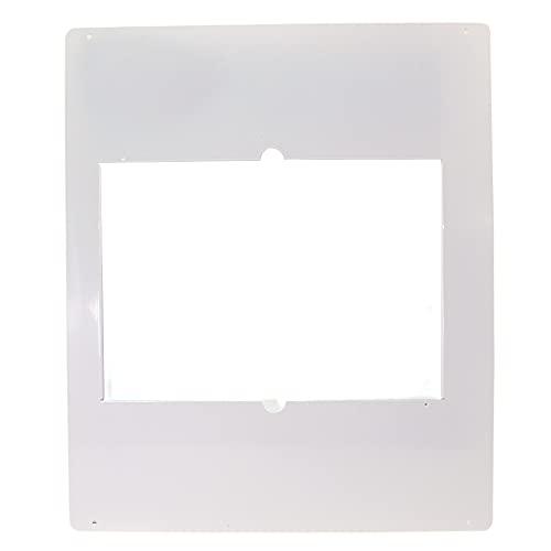 cadet com-pak twin 18-1/2 in. x 22 in. electric wall heater adapter plate (model: ctamw, part: 68075), white
