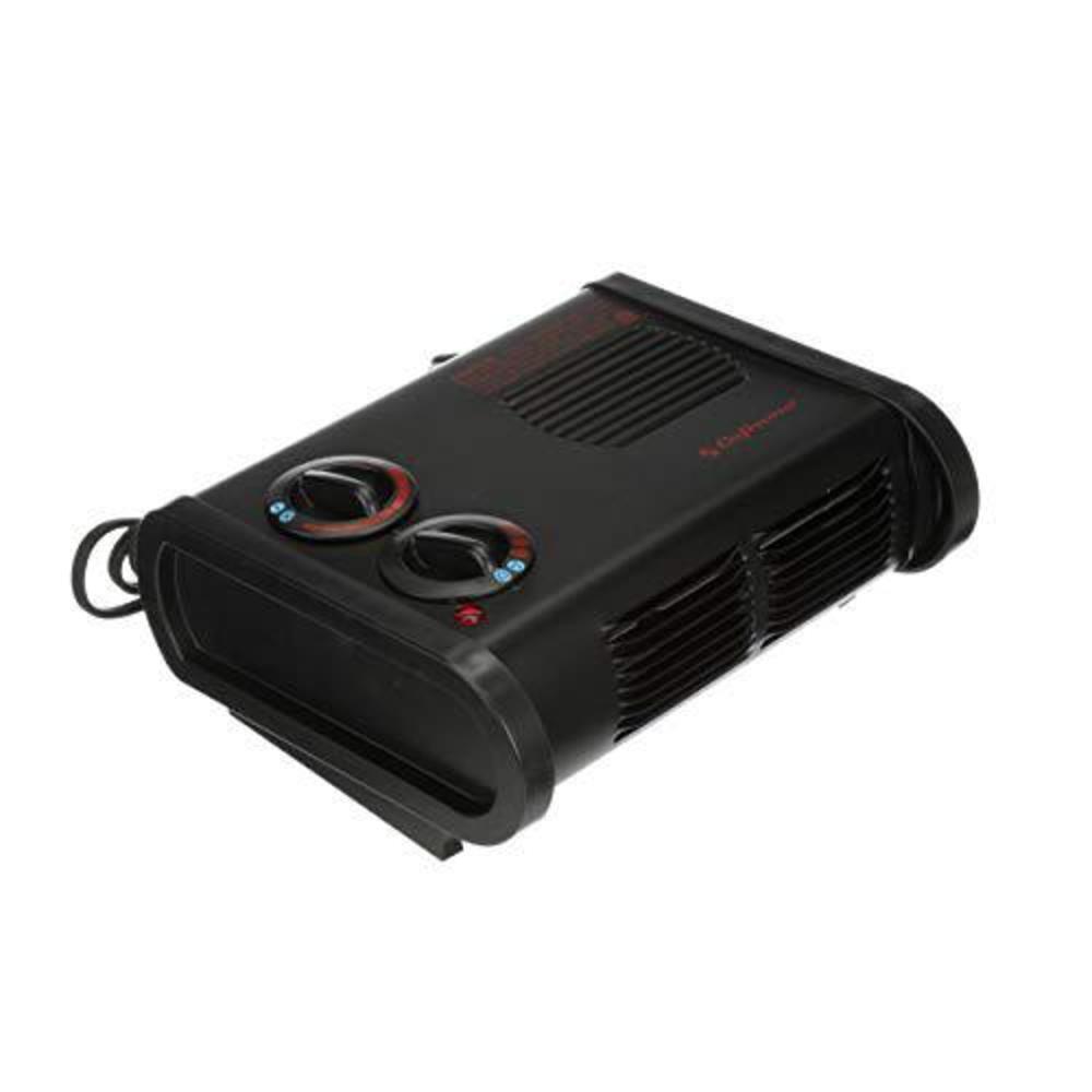 caframo true north heater. low profile, quiet, powerful heater for work and home. black, 11.25" x 8" x 5" (9206cabbx)