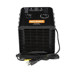 caframo hotshot ceramic heater, high/low heat settings, up to 1500 watts and 5100 btu/hour, black, 1 count, model number: 9316cabbx