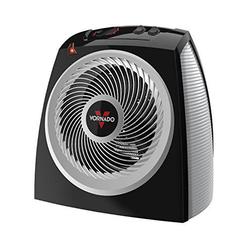vornado vh30 vortex heater with adjustable thermostat, 3 heat settings, advanced safety features, whole room, black