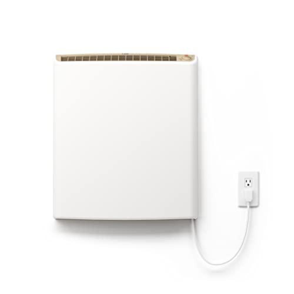 envi plug-in electric panel wall heater for home, energy efficient, child safe, quiet, great for bedrooms, bathrooms, office,