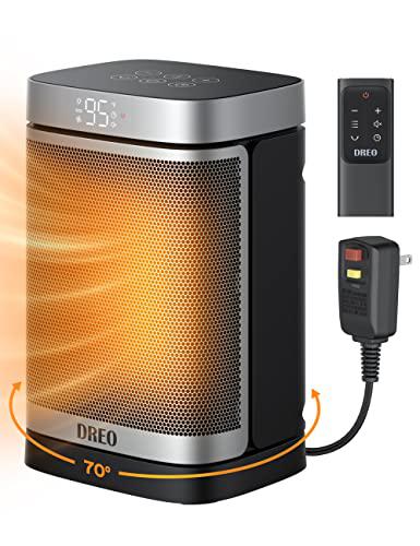 Dreo RNAB09YXJMH87 dreo portable space heater for bathroom and indoor, 2022  upgraded 1500w ceramic electric heater, 40-95f digital thermostat, 7