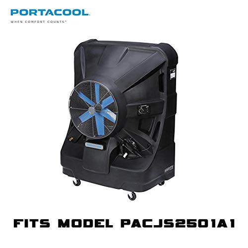 portacool parcvrj25000 replacement protective cover for jetstream 250 portable evaporative cooler, black