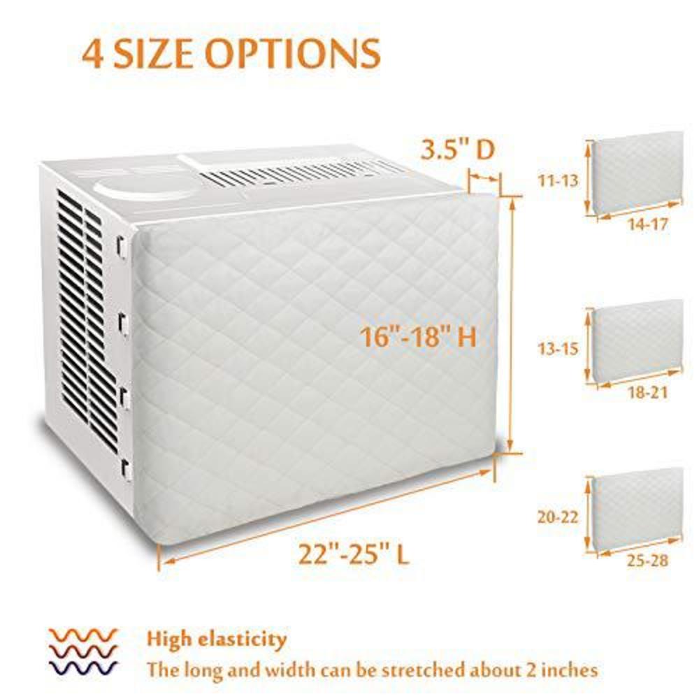 foozet indoor air conditioner cover double insulation, medium beige