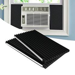 forestchill window air conditioner foam insulated panel kit, window ac season protection side panels, 18in x 9in x 7/8in