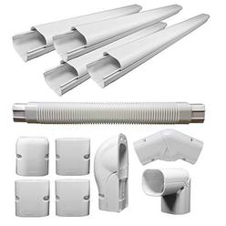 pioneer decorative pvc wide line cover kit for mini split air conditioners and heat pumps