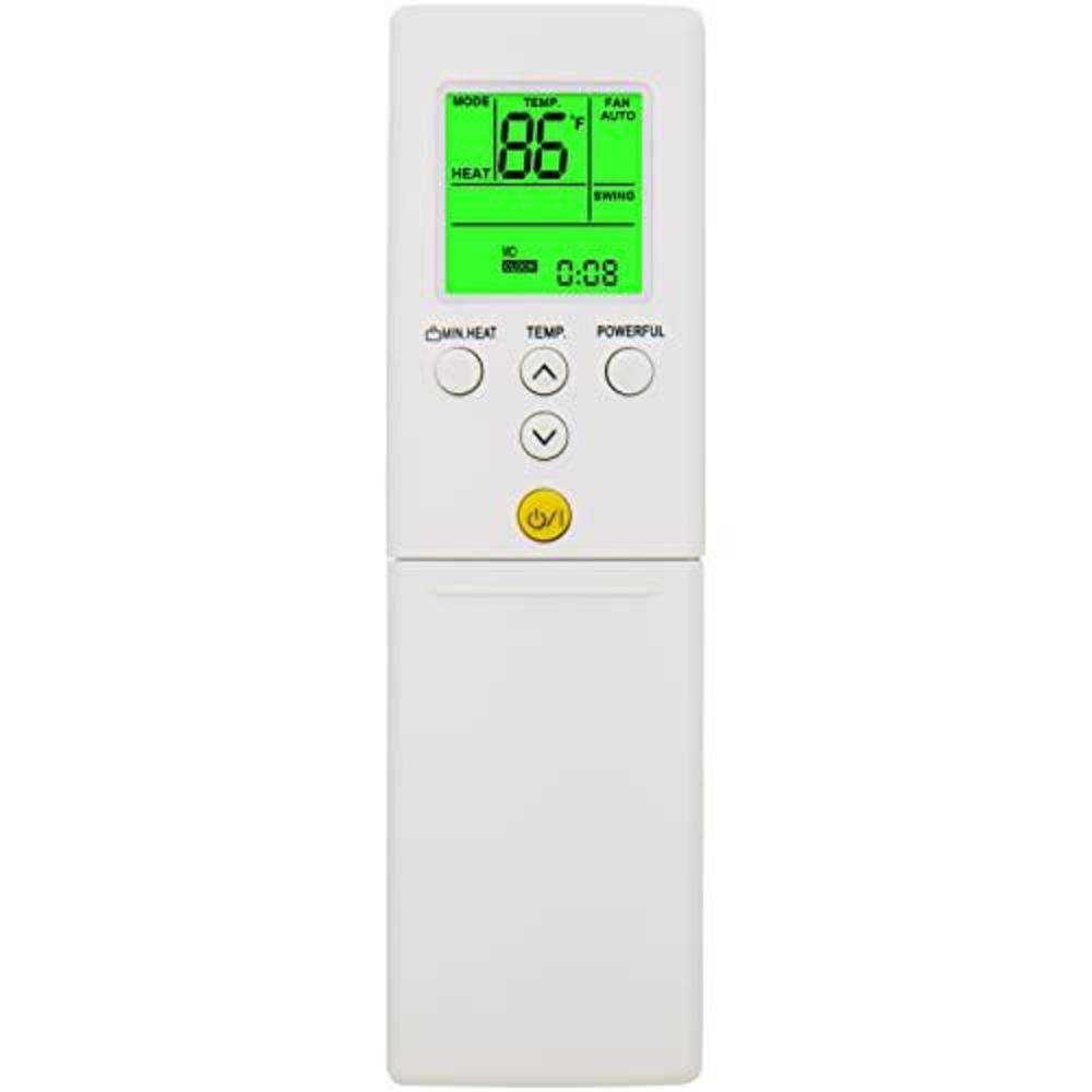 yaohuimi replacement remote control for fujitsu ac air conditioner remote control ar-rem1u arrem1u asu9rls3y asu12rls3y asu15