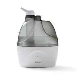 holmes ultrasonic cool mist humidifier, 0.5 gallon ultrasonic humidifier with aromatherapy tray and protection