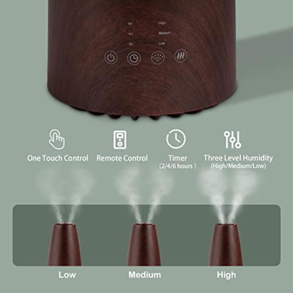 elecameier cool mist humidifier?elecameier air humidifier for home/bedroom with remote control 2.3l smart air humidifier for desk/office