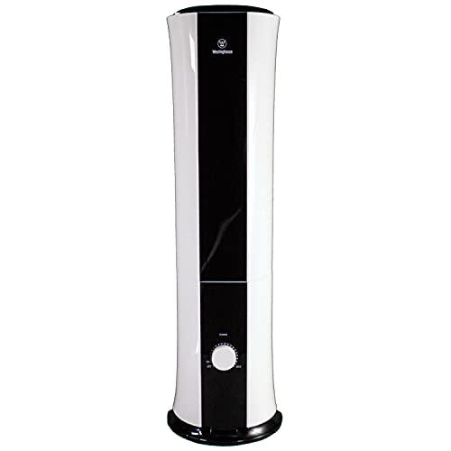 westinghouse 28-inch cool mist ultrasonic tower humidifier, 6l top fill air humidifier and essential oil diffuser, adjustable