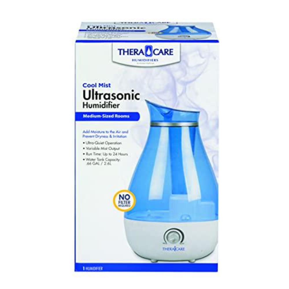 thera care cool mist ultrasonic humidifier | for medium size rooms | no filter required