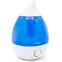 Habitat&trade; habitat cool mist ultrasonic humidifier with large 2.5l tank, whisper quiet humidifier with led light for bedroom, 24 hours o