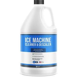 essential values 32 uses ice machine cleaner (gallon / 3.78), nickel safe descaler | ice maker cleaner compatible with: whirl