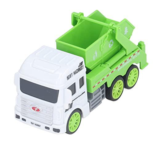 Naroote toy garbage truck real sliding plastic material inertial sanitation vehicle to understand waste classification sanitation veh