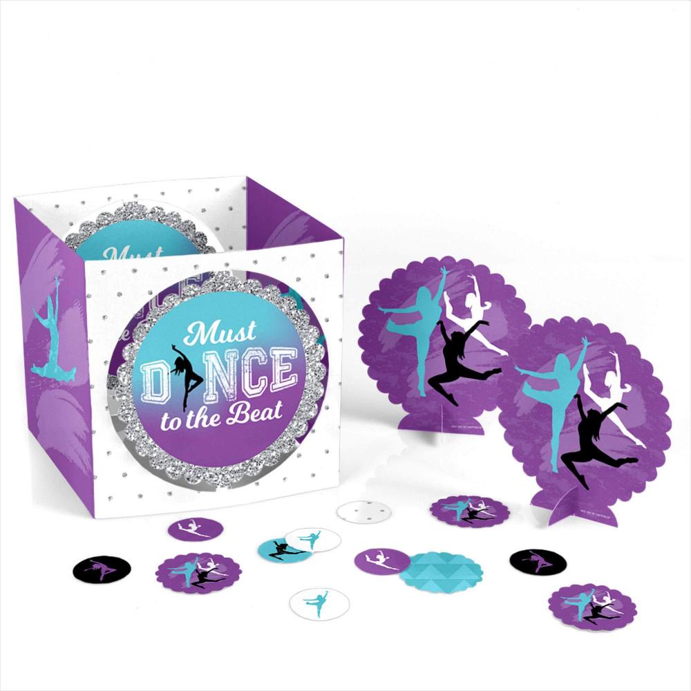 big dot of happiness must dance to the beat - dance - birthday party or dance party centerpiece and table decoration kit