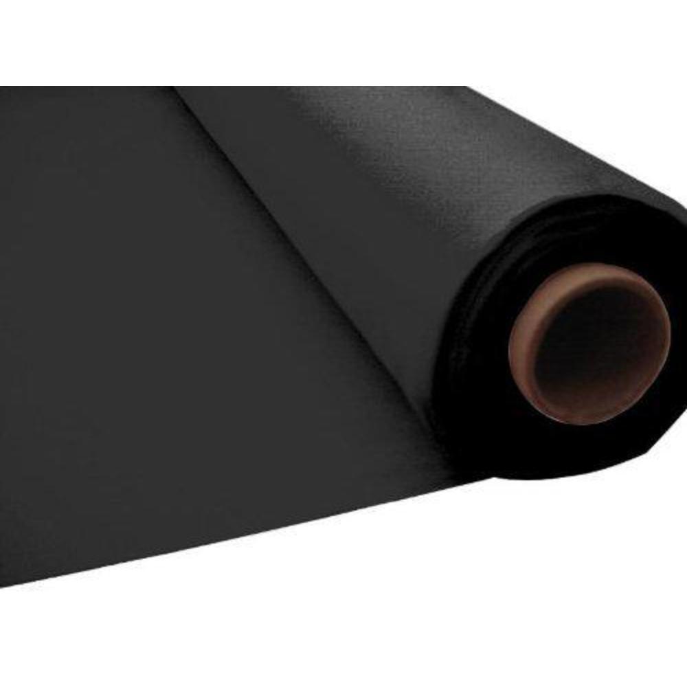 Amscan amscam solid roll party-tablecovers, 40" x 100', black