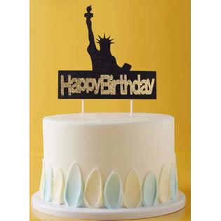 klionjor new york preferred themed birthday party cake topper lady liberty  new york landmark birthday cake