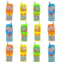 artcreativity 4 inch cellphone water ring game - pack of 12- colorful handheld phone game for kids - fun birthday party favor
