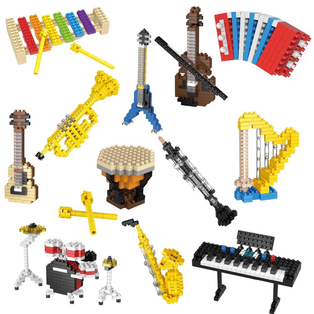 montaje Educación moral cambiar Fun Little Toys fun little toys 12 boxes mini music building blocks musical  instruments set for goodie bags, prizes, party favors for kids