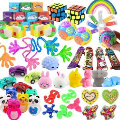 Maegawa 52 pcs party favors for kids 4-8, birthday gift toys, stocking stuffers, treasure box toys, carnival prizes, school classroom