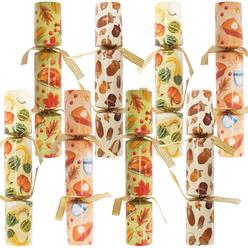 joyin thanksgiving party table favor no snap no popping (8 pack) with party hat, joke & gift inside, designed with cake,pumpk