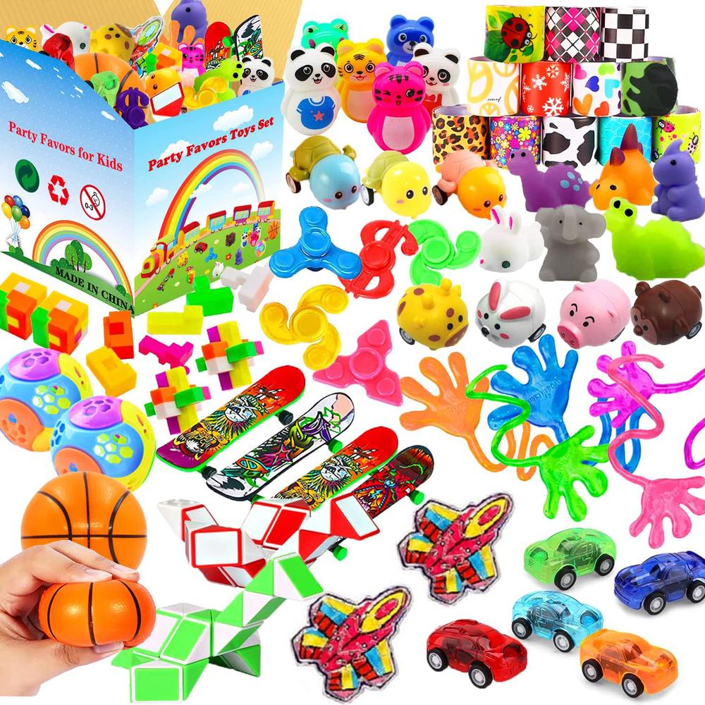 bestkiy 50 pcs pinata filler party favors toy assortment for kids,bulk toys for carnival prizes classroom rewards treasure ch