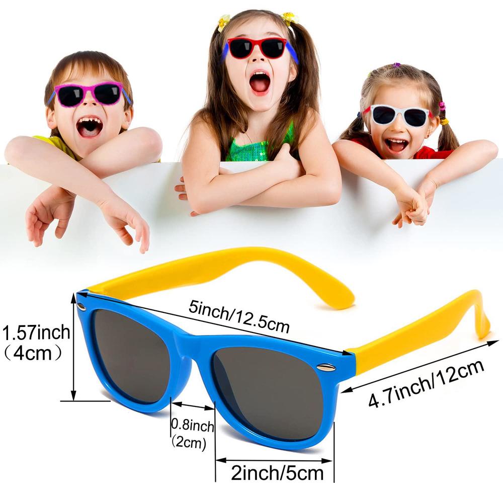 Baaxxango kids sunglasses party favors,neon sunglasses for kids,sunglasses bulk for boys and girls beach,birthday party supplies,pool p