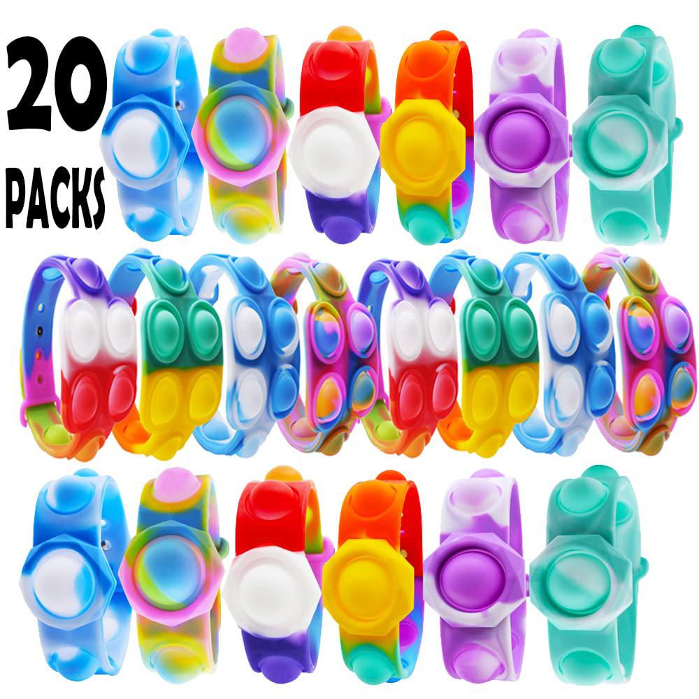 ShineWorld push pops bubble sensory fidget bracelet toys wearable