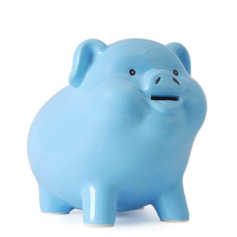 PIG WORLD piggy bank for adults must break to open,ceramics,alcancias de dinero para adultos nios,saving money bank for kids girls,coin