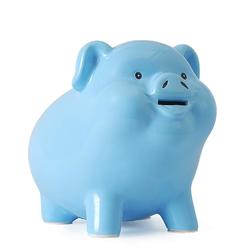 PIG WORLD Piggy Bank for Adults Must Break to Open,ceramics,alcancias De Dinero para Adultos NiAos,Saving Money Bank for Kids girls,coin c