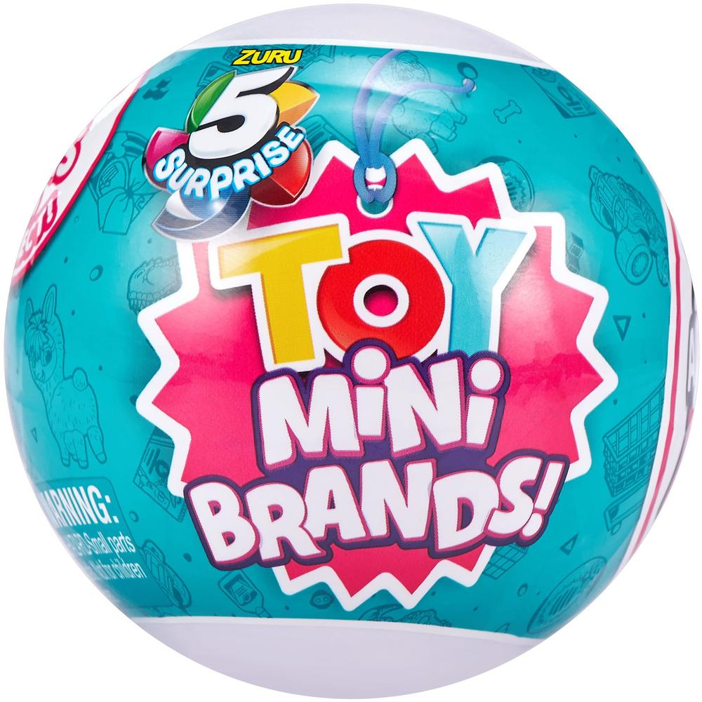 mini toys zuru 5 surprise mini brands series 1 mystery ball set - surprise mini food toys mystery bundle with shopkin sticker