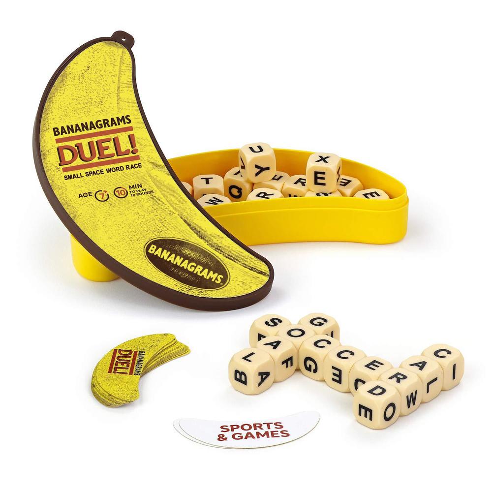 bananagrams duel: ultimate 2 player travel game | small space word race