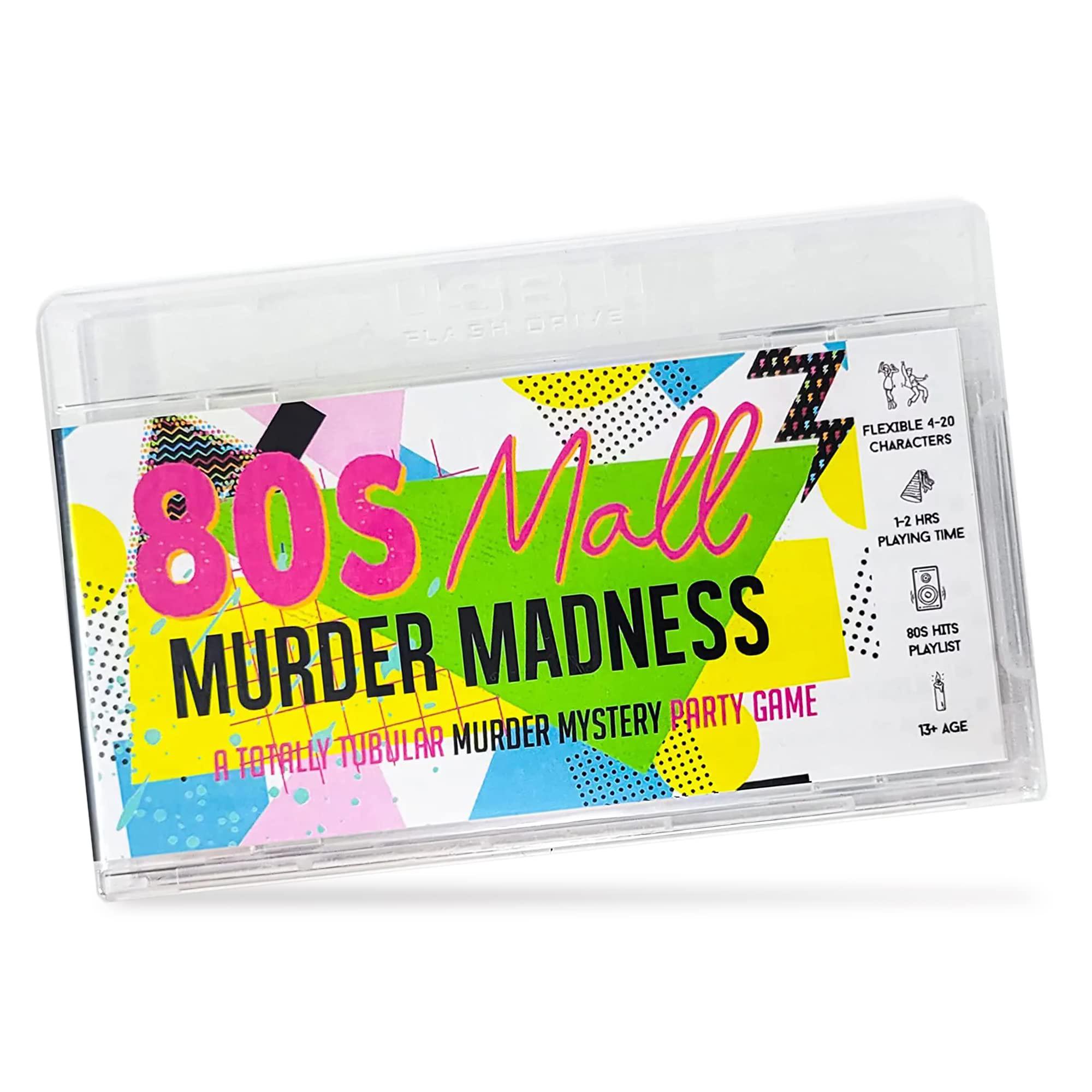broadway murder mysteries Broadway Murder Myst 80s Mall Murder Madness  A Totally Tubular Murder Mystery games  Mystery games for Ages 13+, in-Person & Virtual Detective game,