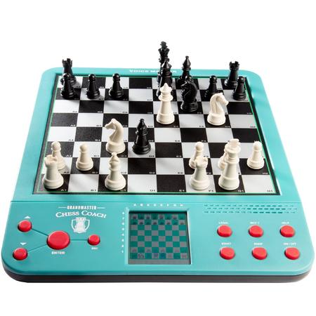 SCS Direct grandmaster electronic magnetic talking chess set game - play 2  player or against beginner to