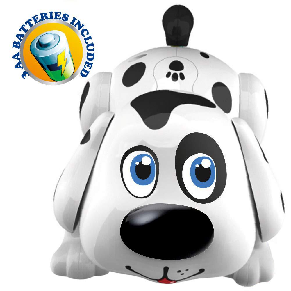 WEofferwhatYOUwant electronic pet dog harry. batteries included. interactive smart puppy toy robot responds to touch, walks, barks, sings, dance