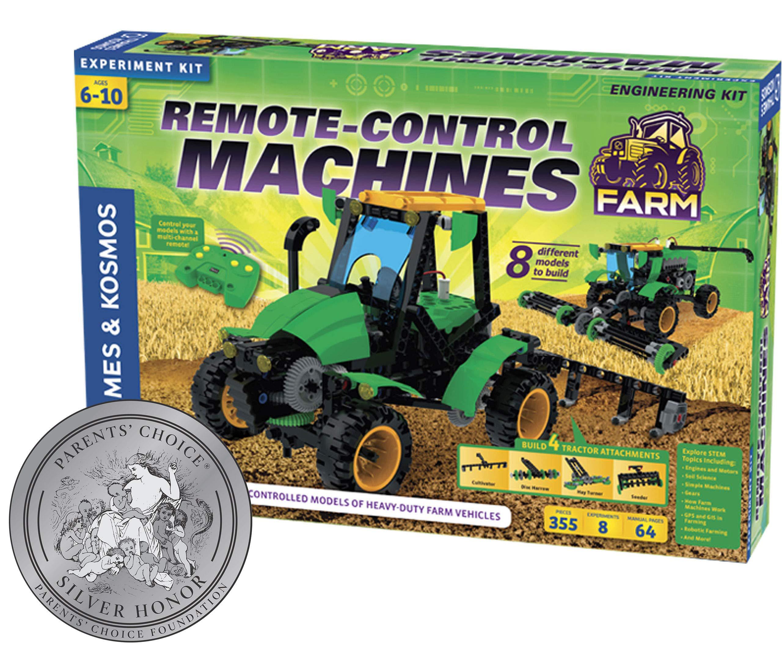 thames & kosmos 620381 remote control machines: farm science experiment kit