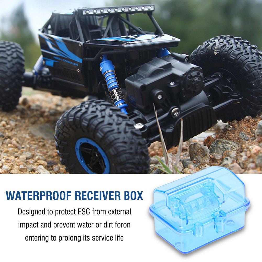 dilwe rc receiver box, radio receiver protector rc waterproof receiving box for huanqi727 / slash rc car remote control esc p