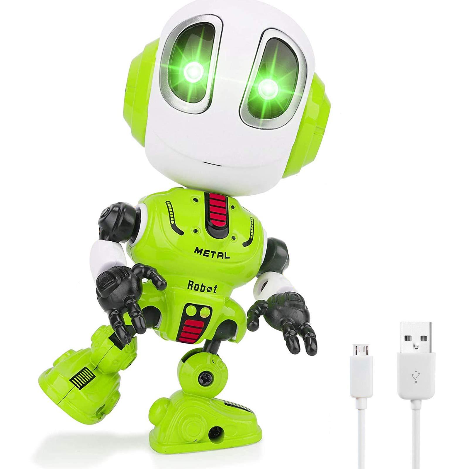 MING YING 66 talking robot for kids toys - mini robot toys that repeats what you say, toys for 2 3 4 5 6 7 8 year old girls and boys,chris