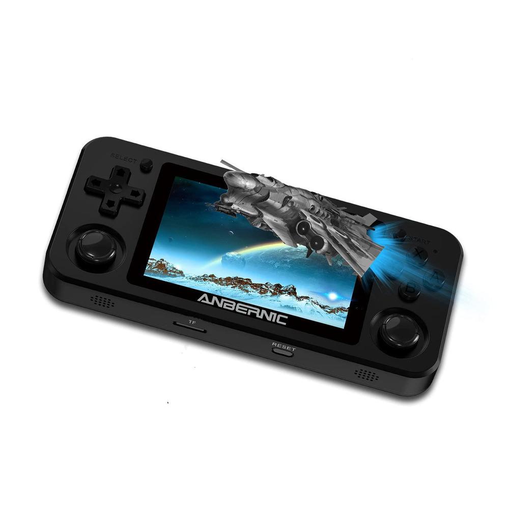 BAORUITENG rg351m handheld game console wifi function, open source system rk3326 chip 64g tf card 2500 classic games 3.5 inch ips screen
