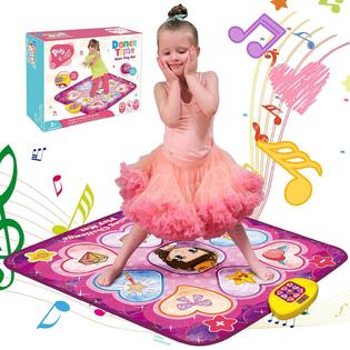 colokidx toys for girls 3 4 5 6 7 8 9 10+ years old, kids gift age 3-5 6-8  8-10 8-12 for birthday christmas new year - music dance mat