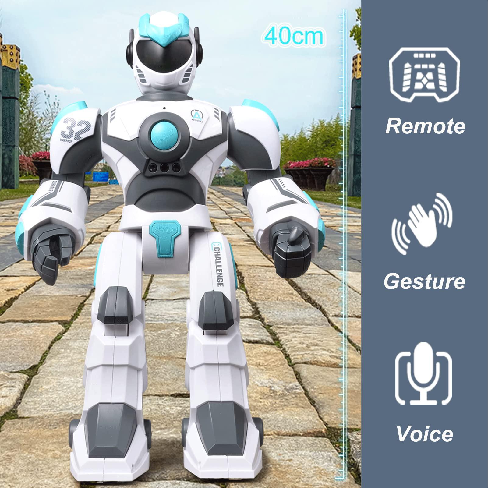 Aikmi large robot toys for kids, giant smart robot toys with voice control, big robot toys for 6 7 8 9 year old boys girls, rc robo