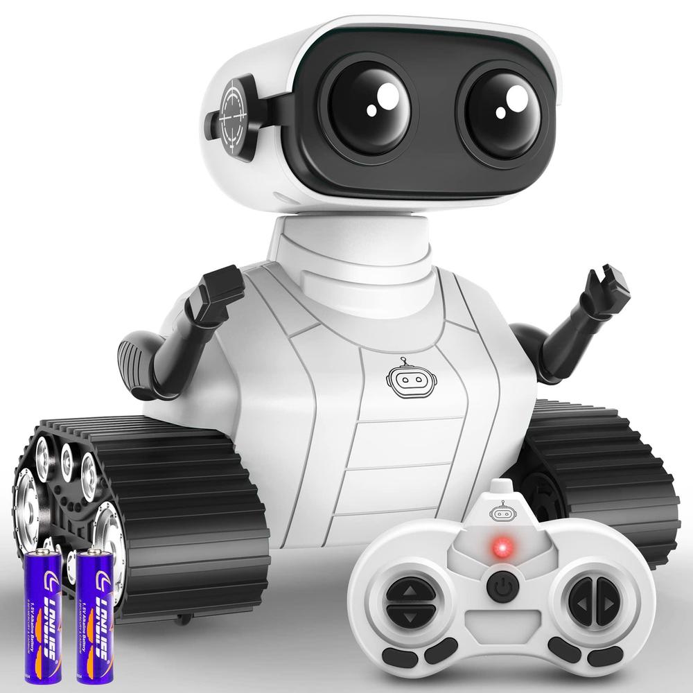 hamourd robot toys, rechargeable remote control robots kids toys, emo robot with auto-demonstration, flexible head & arms, da