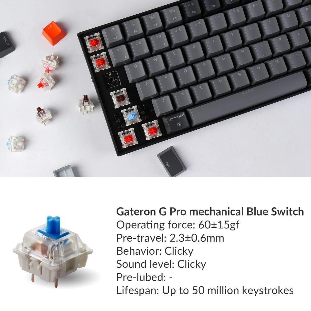Keychron K4 96 Layout Hot swappable Mechanical Keyboard Gateron G Pro keychron-k4-96-layout-hot-swappable-mechanical-keyboard-gateron-g-pro