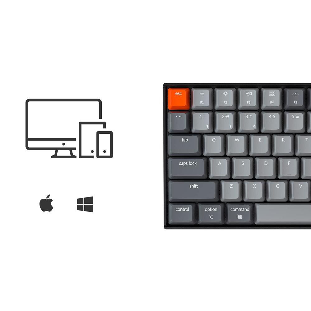 Keychron K4 96 Layout Hot swappable Mechanical Keyboard Gateron G Pro keychron-k4-96-layout-hot-swappable-mechanical-keyboard-gateron-g-pro