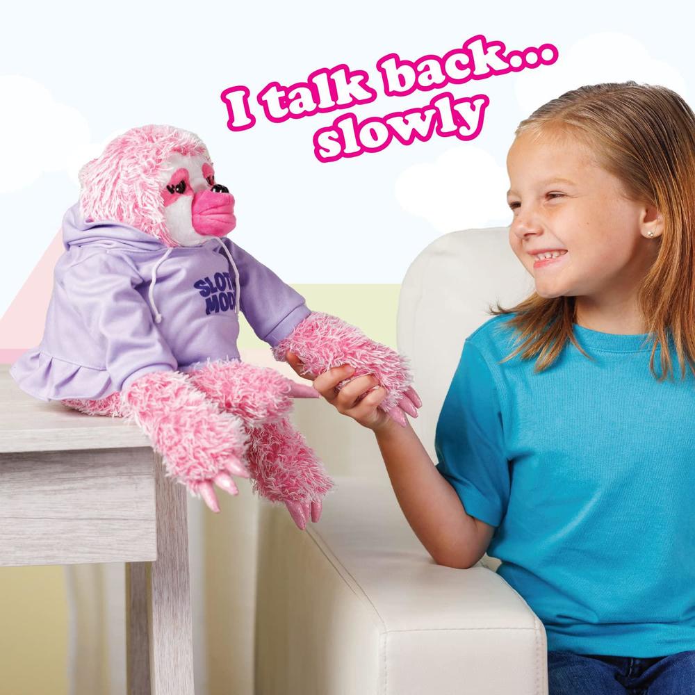SNAX The Sloth official suzy the sloth 2023 version, talking plush ...