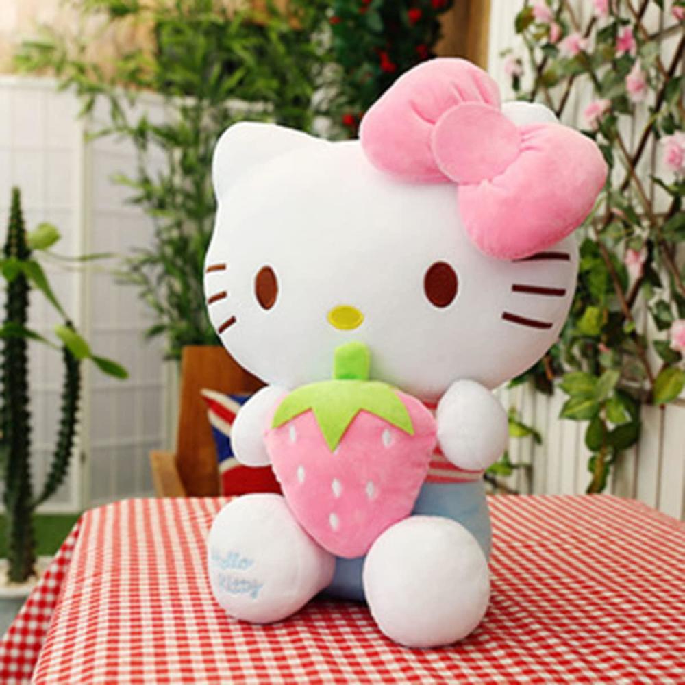 SecretCastle hello kitty plush toys dolls,baby girls toys 14'', plush pillow stuffed animals strawberry