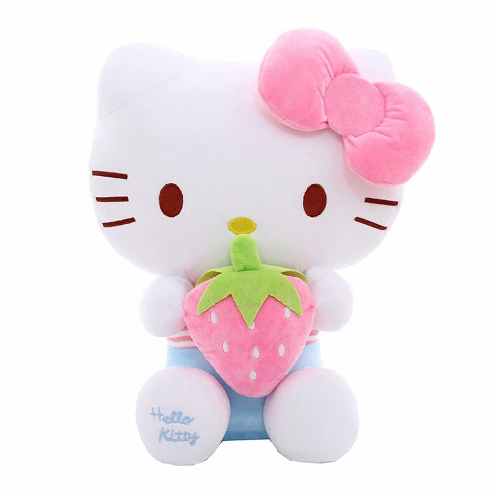 SecretCastle hello kitty plush toys dolls,baby girls toys 14'', plush pillow stuffed animals strawberry