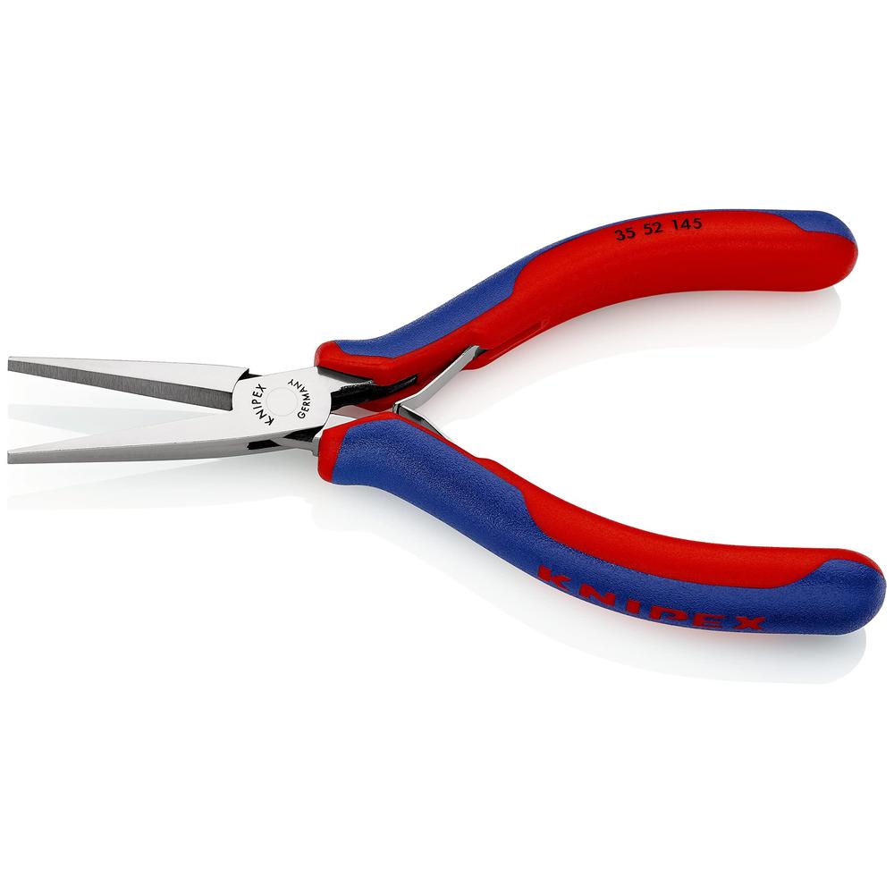knipex - 35 52 145 tools - electronics pliers, flat tips, multi-component (3552145)